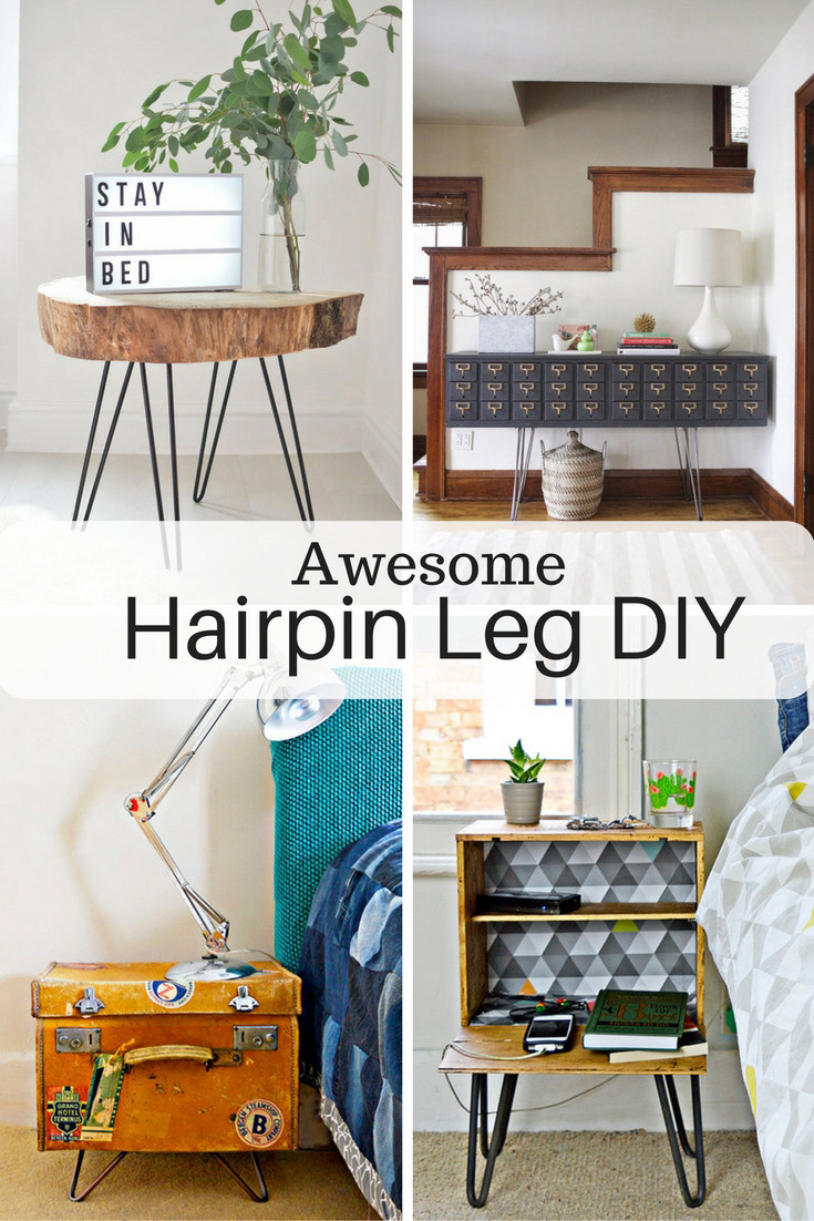 Best ideas about DIY Furniture Legs
. Save or Pin Hairpin Legs Awesome DIY Furniture Ideas Pillar Box Blue Now.