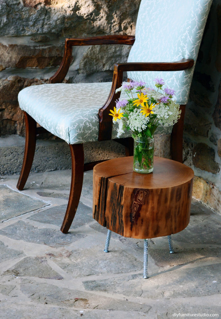 Best ideas about DIY Furniture Legs
. Save or Pin Tree Stump Side Table with Mix and Match DIY Leg Options Now.