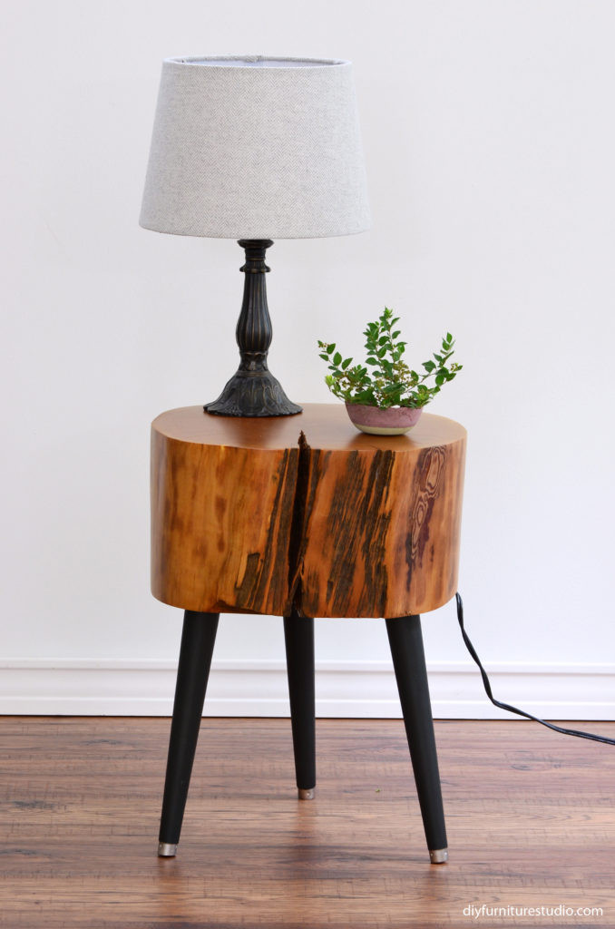 Best ideas about DIY Furniture Legs
. Save or Pin Tree Stump Side Table with Mix and Match DIY Leg Options Now.