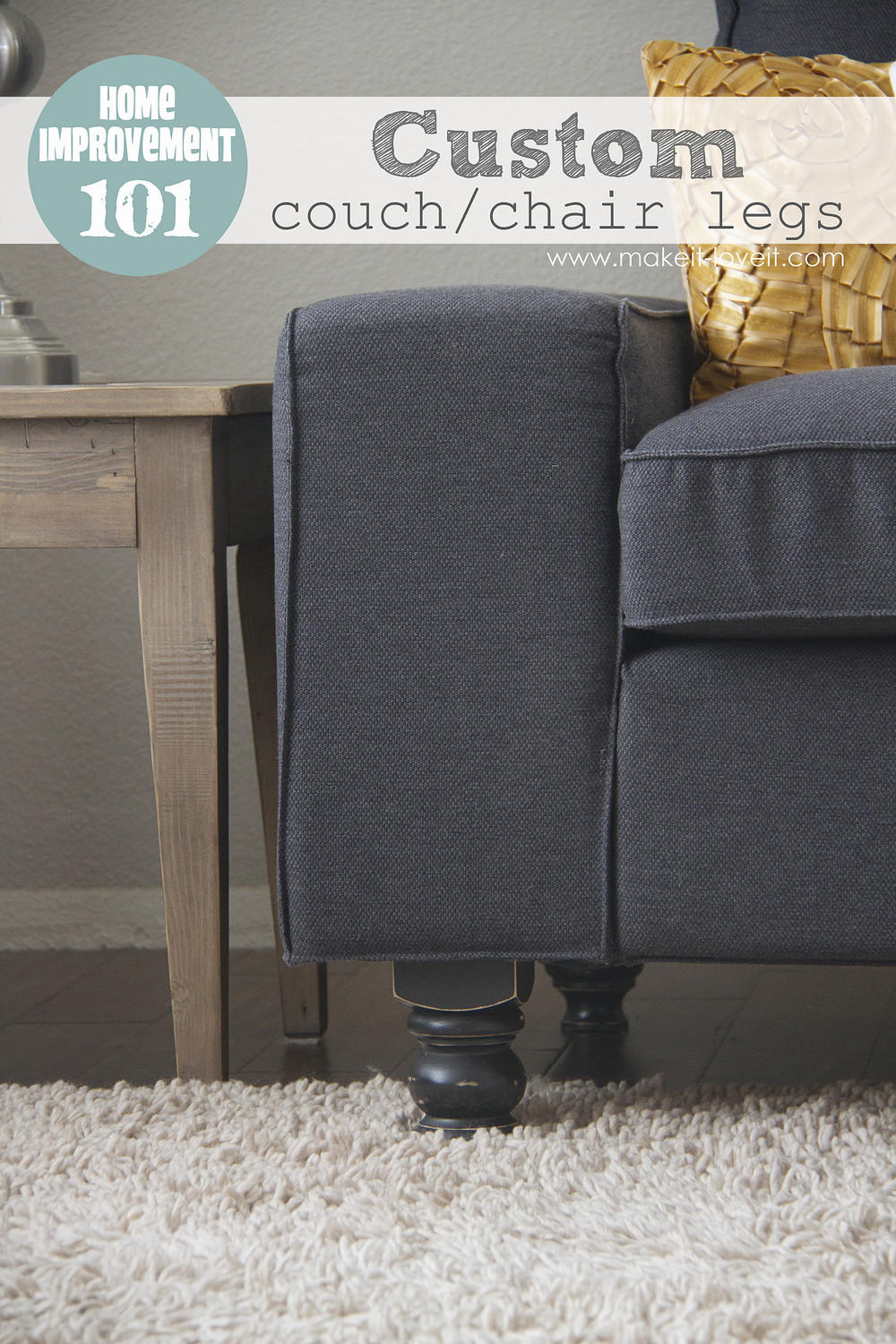 Best ideas about DIY Furniture Legs
. Save or Pin Home Improvement Custom Couch or Arm Chair Legs Now.