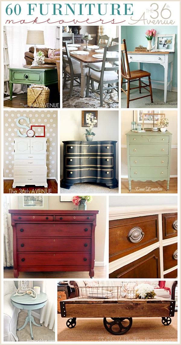 Best ideas about DIY Furniture Makeover
. Save or Pin 60 DIY Furniture Makeovers The 36th AVENUE Now.