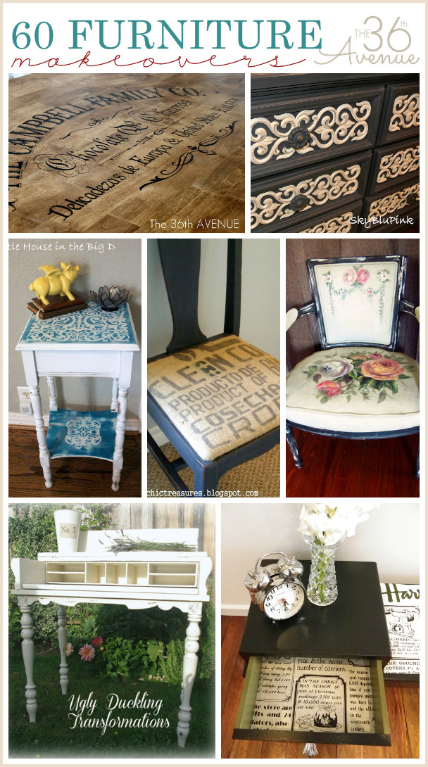 Best ideas about DIY Furniture Makeovers
. Save or Pin 60 DIY Furniture Makeovers The 36th AVENUE Now.