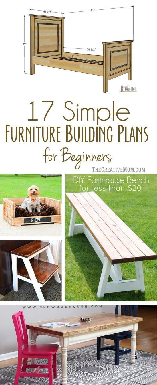 Best ideas about DIY Furniture Projects For Beginners
. Save or Pin 17 Simple Furniture Building Plans for Beginners Now.
