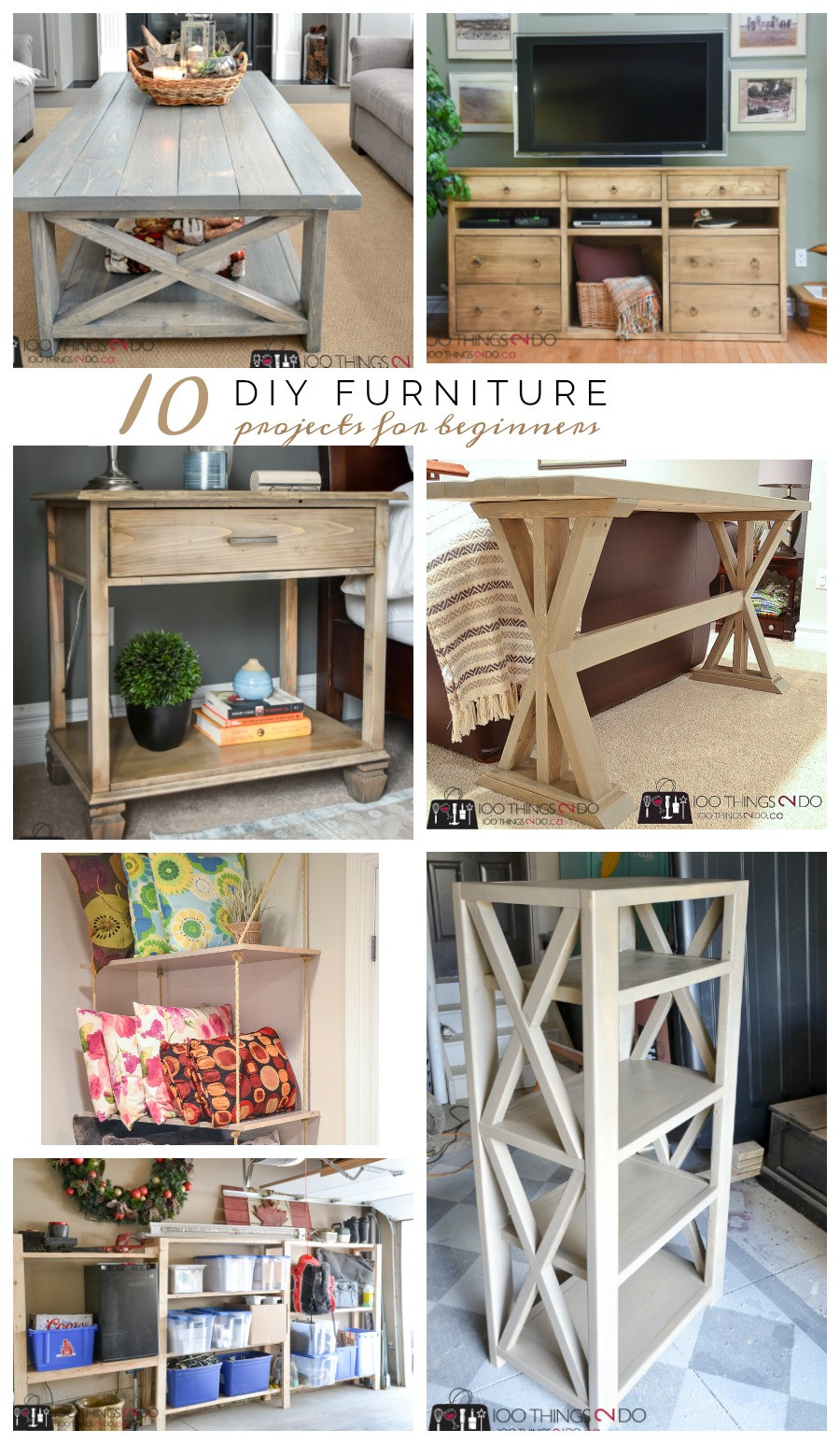 Best ideas about DIY Furniture Projects
. Save or Pin 10 DIY Furniture Projects for Beginners 100 Things 2 Do Now.