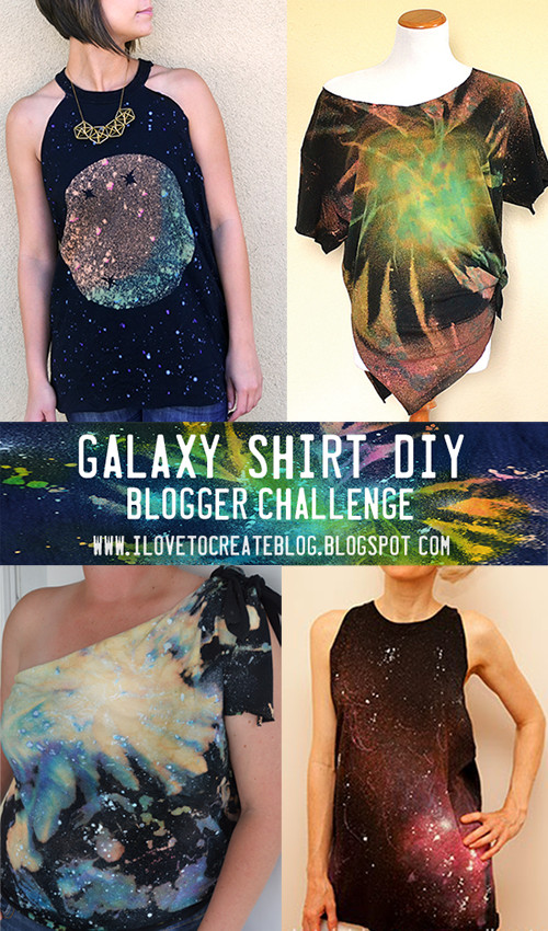 Best ideas about DIY Galaxy Shirts
. Save or Pin iLoveToCreate Blog Galaxy Shirt DIY Blogger Challenge Now.