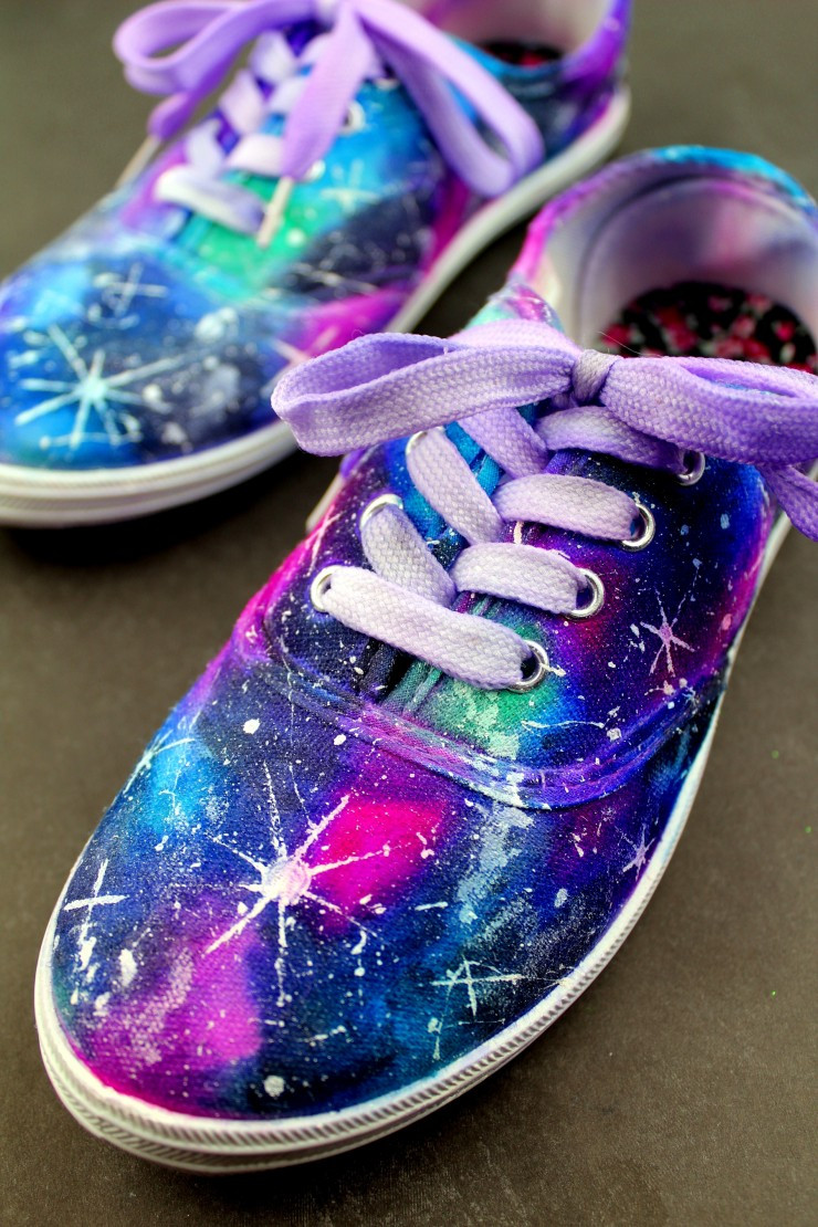 Best ideas about DIY Galaxy Shoes
. Save or Pin DIY Sharpie Galaxy Shoes Frugal Mom Eh Now.
