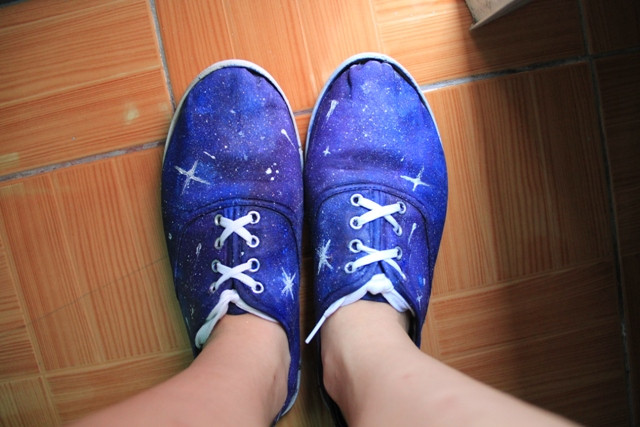 Best ideas about DIY Galaxy Shoes
. Save or Pin fun&oblivious ♥ DIY Galaxy Shoes Now.