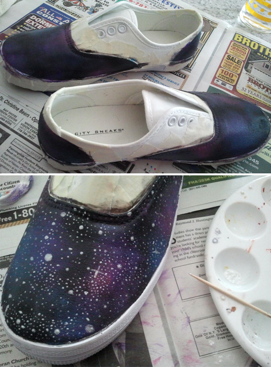 Best ideas about DIY Galaxy Shoes
. Save or Pin mars en route DIY Galaxy Shoes Now.