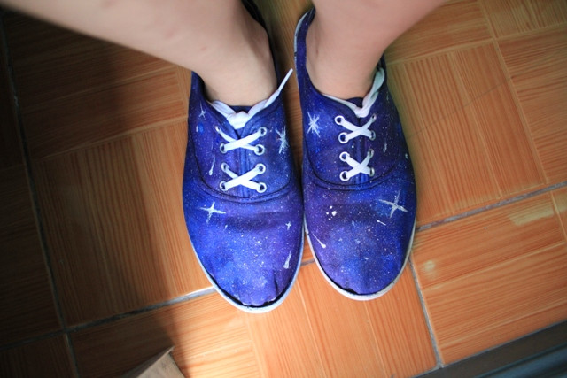 Best ideas about DIY Galaxy Shoes
. Save or Pin fun&oblivious ♥ DIY Galaxy Shoes Now.