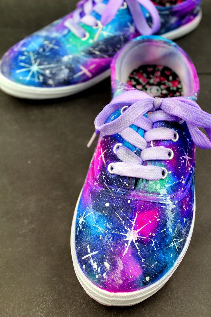Best ideas about DIY Galaxy Shoes
. Save or Pin DIY Sharpie Galaxy Shoes Frugal Mom Eh Now.