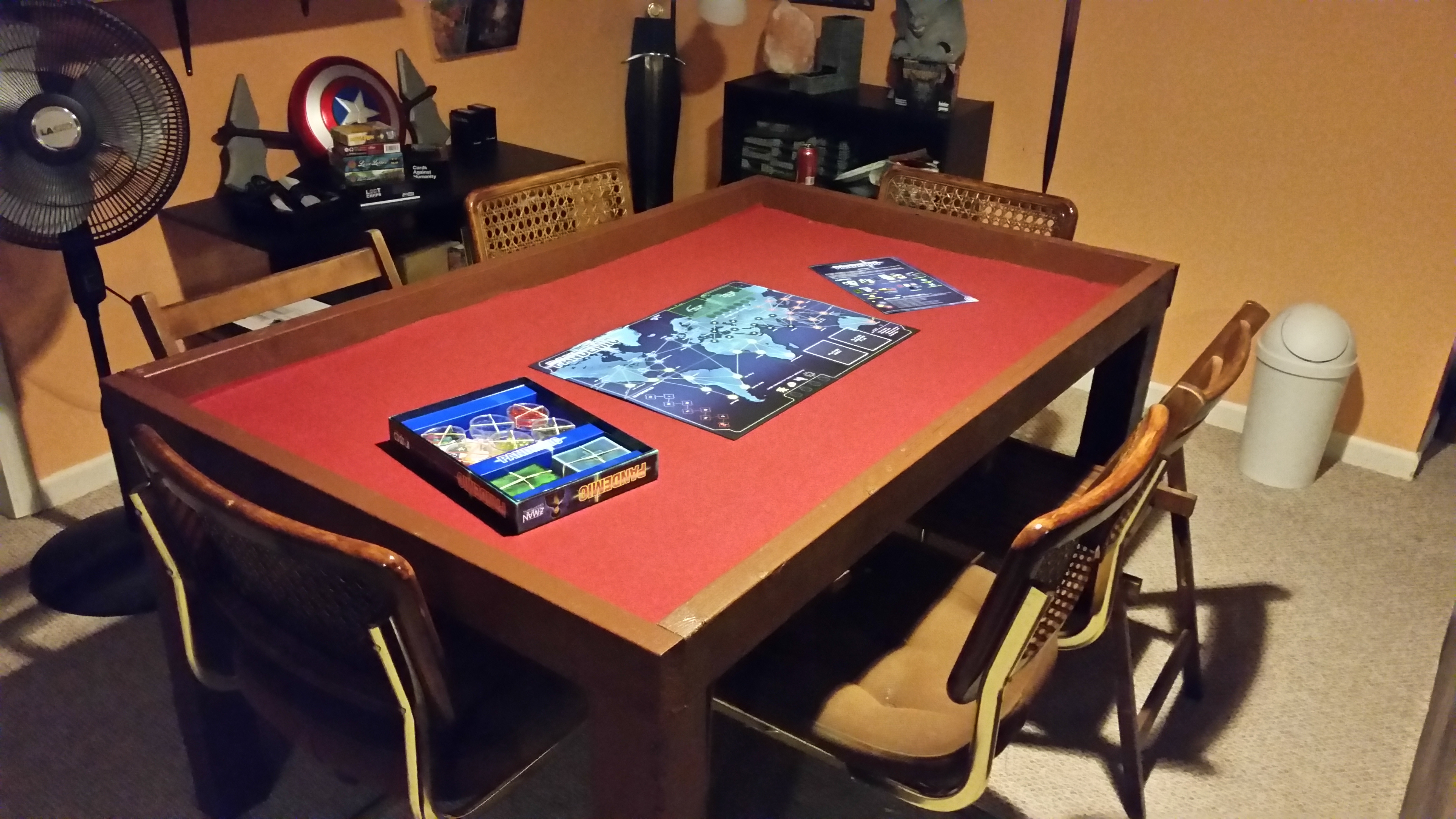 Best ideas about DIY Game Table
. Save or Pin DIY Board Game Table for under $500 boardgames Now.