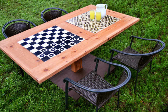 Best ideas about DIY Game Table
. Save or Pin DIY Outdoor Checkers Game Table BLACK DECKER Now.