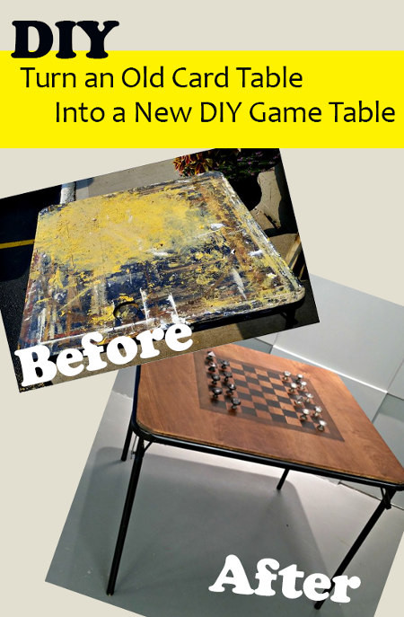 Best ideas about DIY Game Table
. Save or Pin How To Upcycle and Old Card Table Into a New Game Table Now.