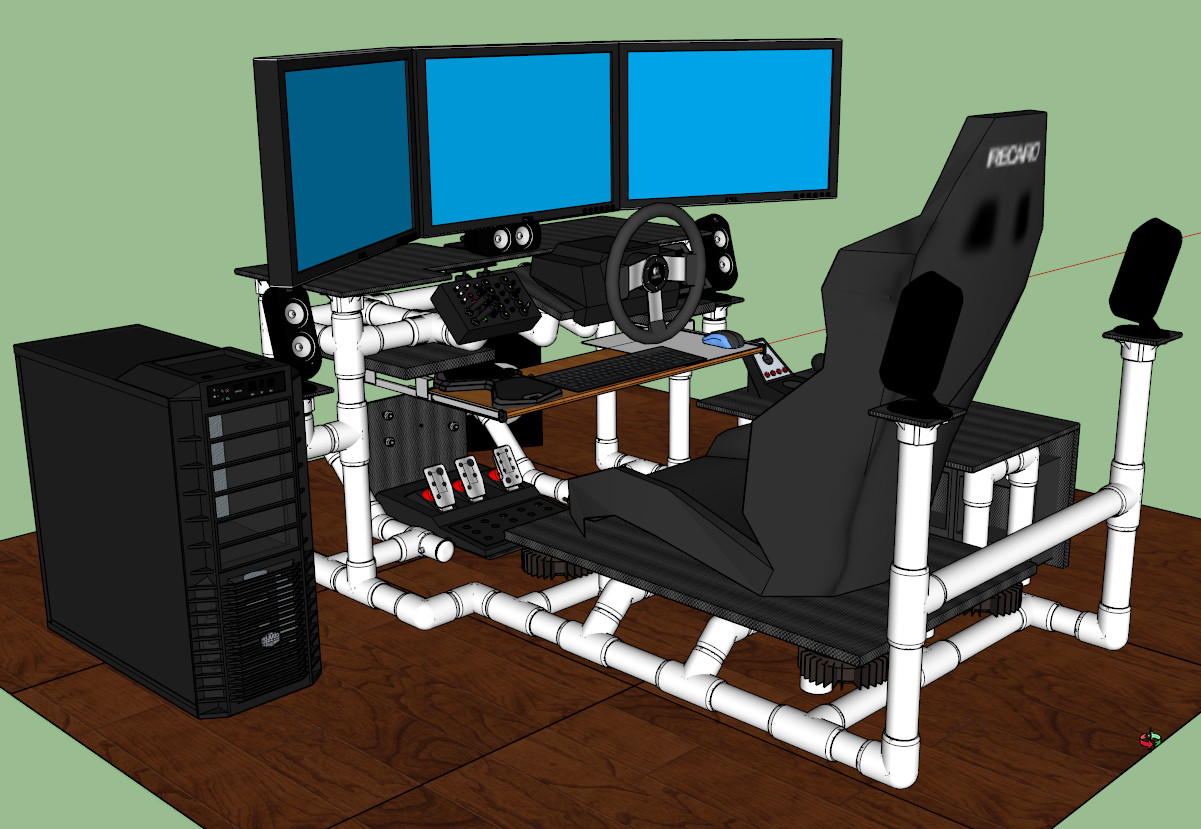 Best ideas about DIY Gamer Chair
. Save or Pin Sim Rig Gaming Desk My DIY Racing Rig Project Now.