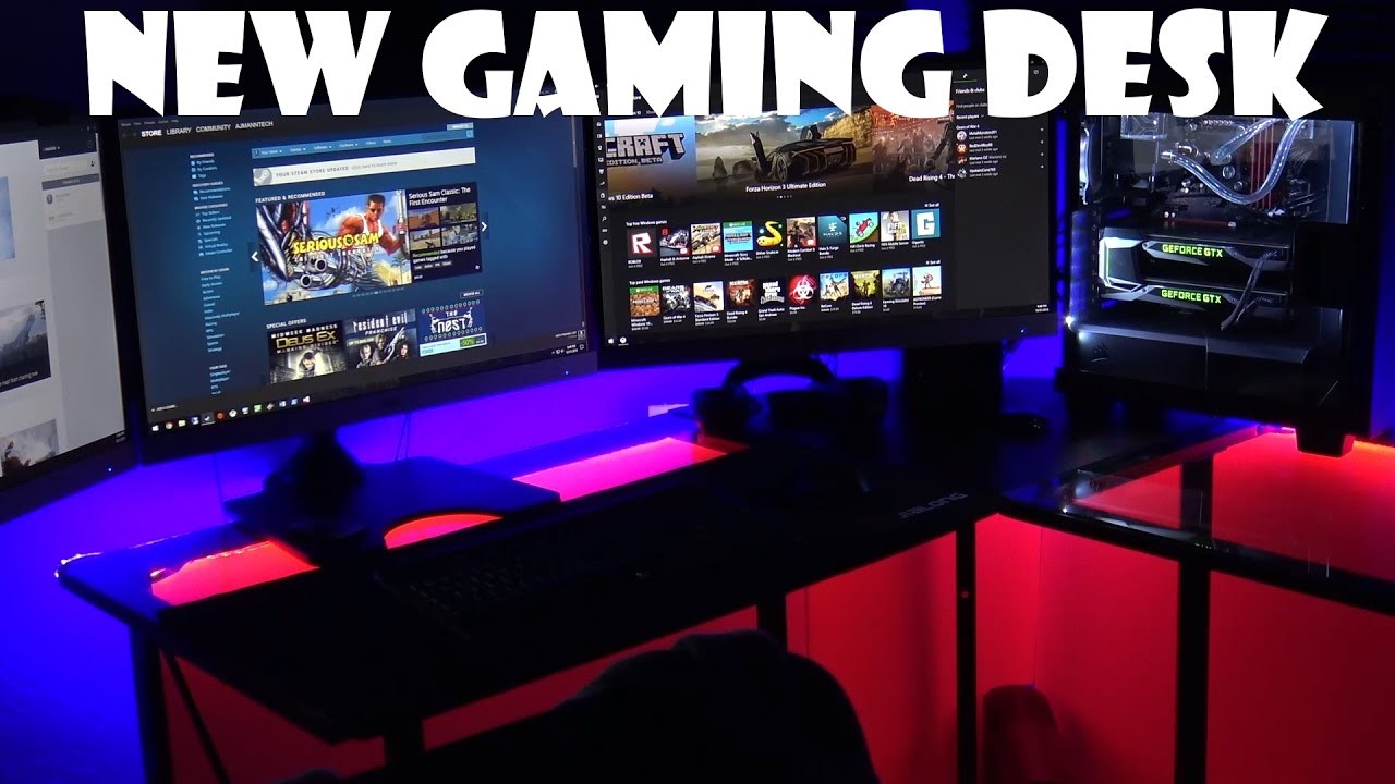 Best ideas about DIY Gamer Desk
. Save or Pin DIY Gaming Desk AJMannTech Now.