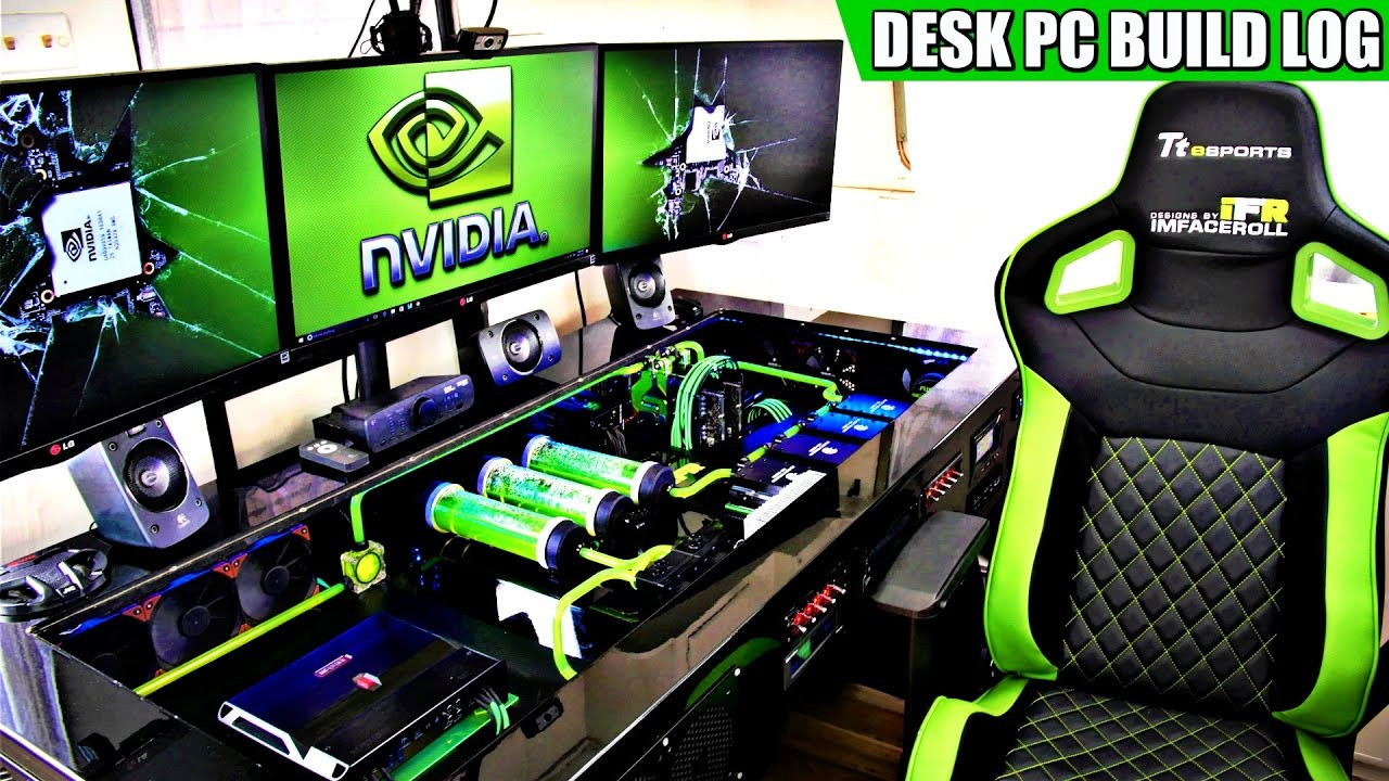 Best ideas about DIY Gaming Pc
. Save or Pin Ultimate DIY Desk PC Setup & Tour Full Build Log 2017 Now.