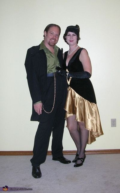 Best ideas about DIY Gangster Costume
. Save or Pin 1920 s Flapper and Gangster homemade costumes halloween Now.