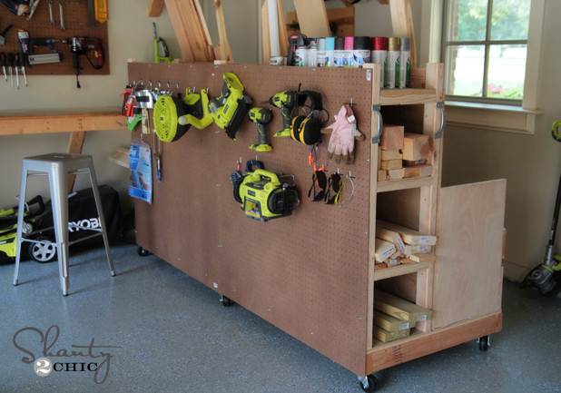 Best ideas about DIY Garage Build
. Save or Pin Garage Organization DIY Lumber Cart Shanty 2 Chic Now.