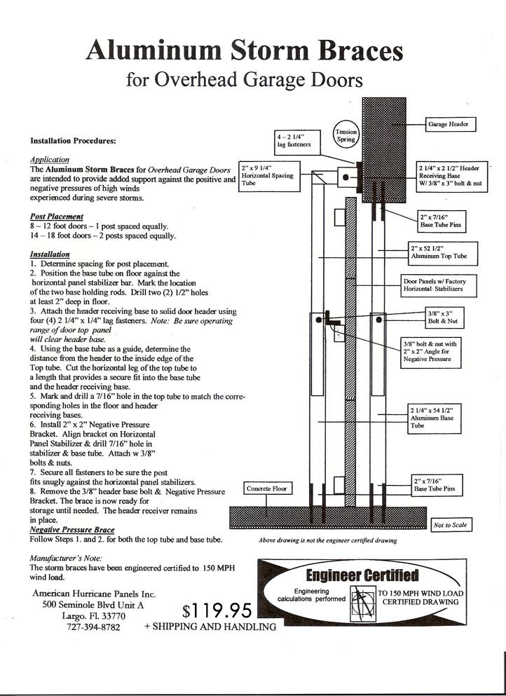 Best ideas about DIY Garage Door Hurricane Brace
. Save or Pin Hurricane Window Protection from American Hurricane Panels Now.