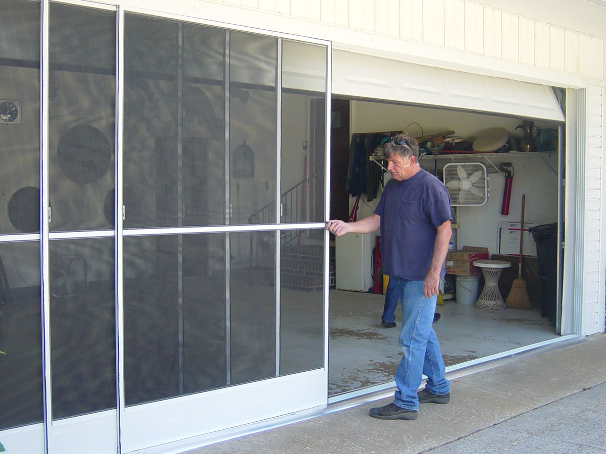 Best ideas about DIY Garage Screen Door
. Save or Pin Sliding Garage Door Screens from Killian s of Palm Coast FL Now.
