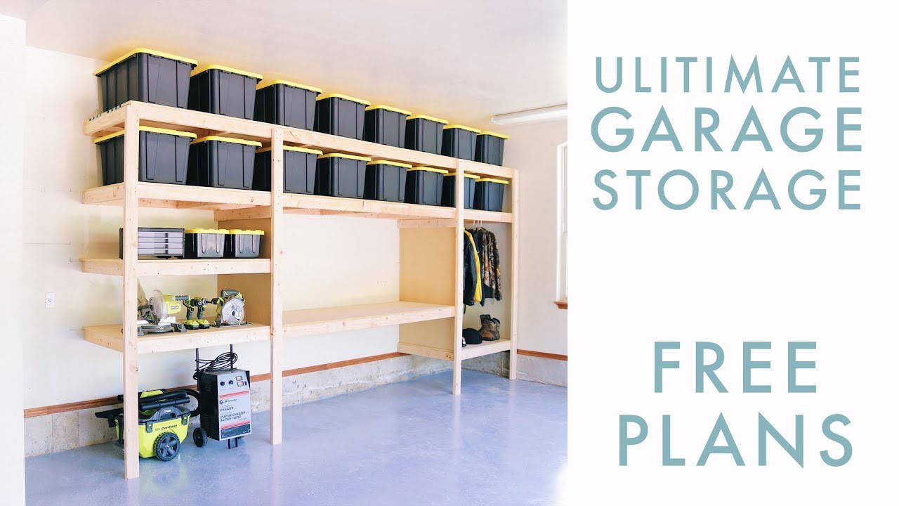 Best ideas about DIY Garage Shelves
. Save or Pin DIY Garage Storage Shelf Workbench Solution Now.