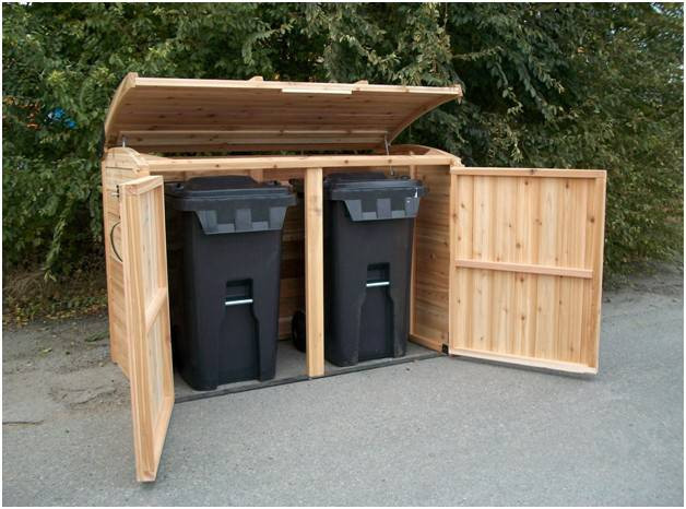 Best ideas about DIY Garbage Can Storage
. Save or Pin Trash Can Shed Contemporary Outdoor with Trash Can Now.