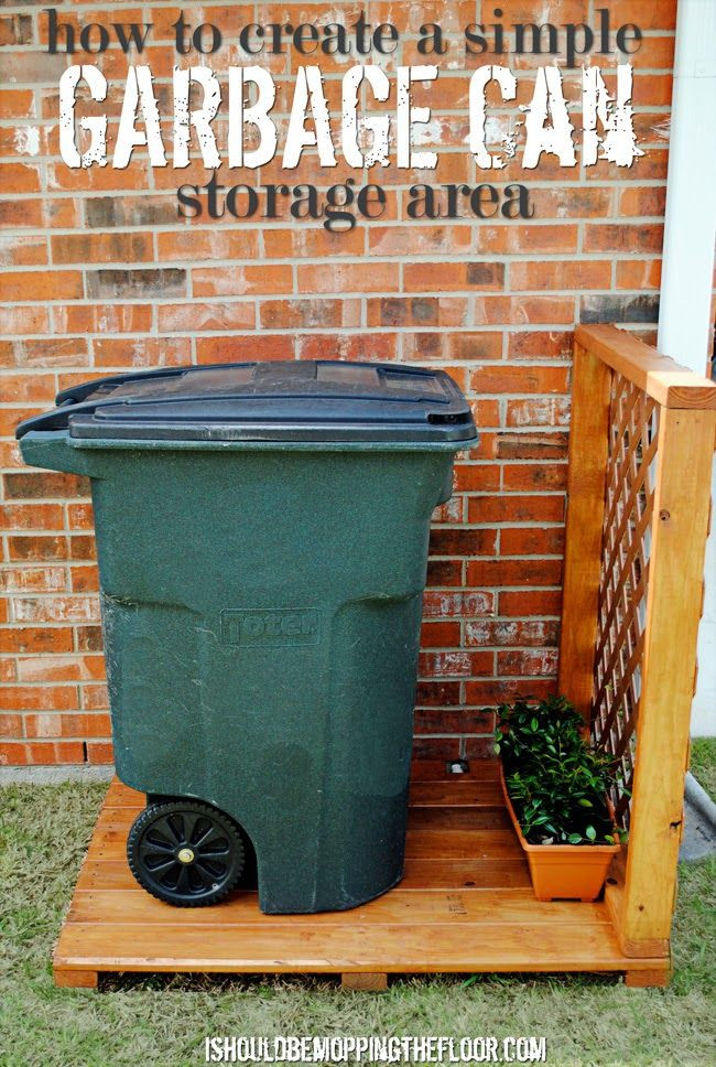 Best ideas about DIY Garbage Can Storage
. Save or Pin 1000 images about DIY Repairs Garbage Cans & Totes on Now.