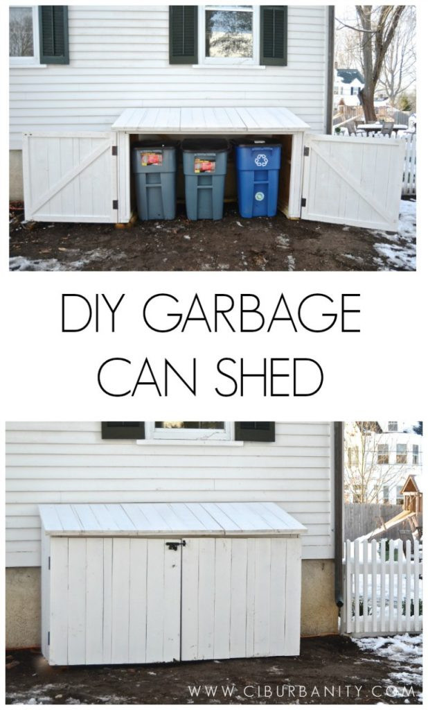 Best ideas about DIY Garbage Can Storage
. Save or Pin Great DIY Storage Ideas How To Organize Your Yard Now.
