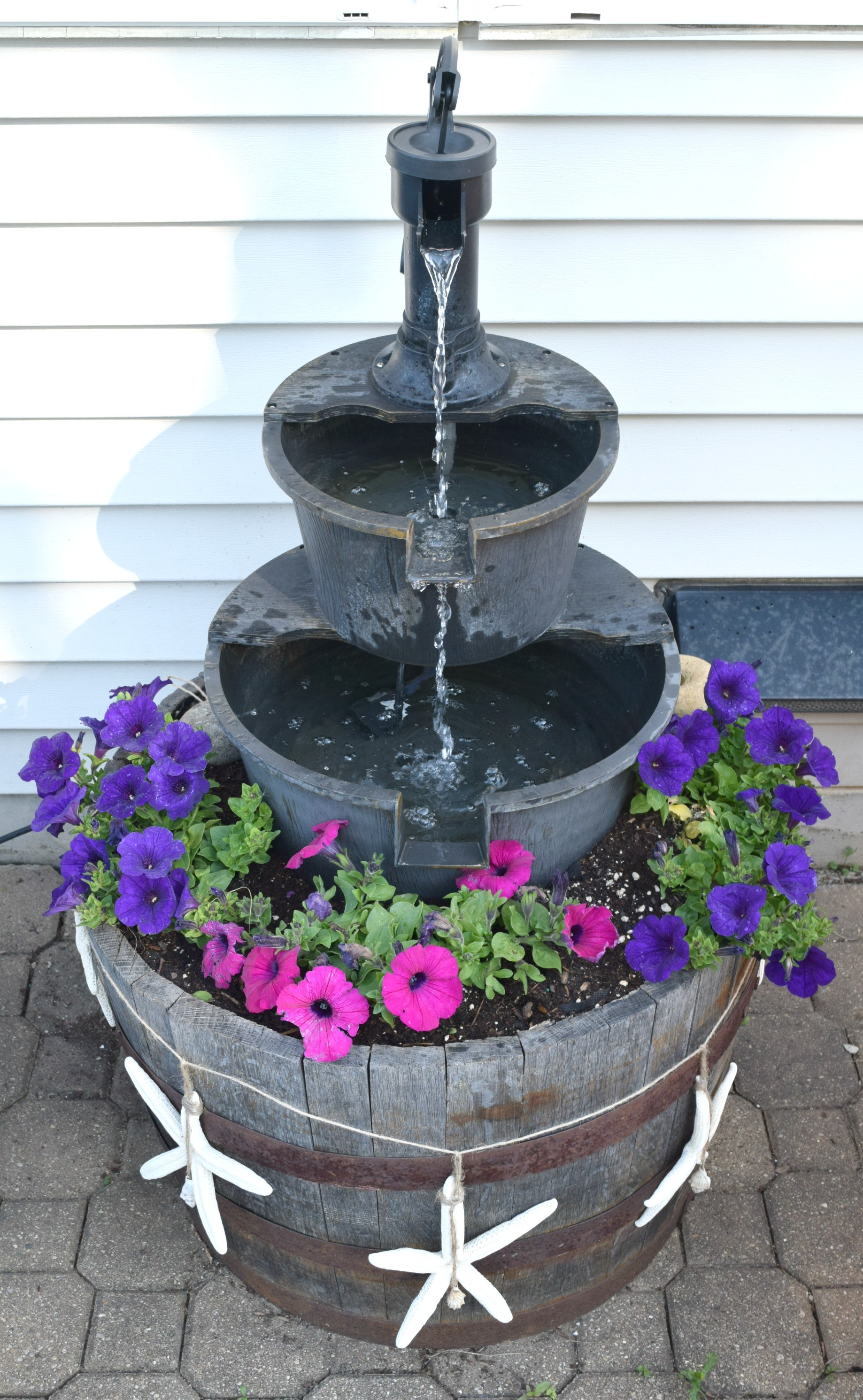 Best ideas about DIY Garden Fountain
. Save or Pin Summer outdoor home tour • Our House Now a Home Now.