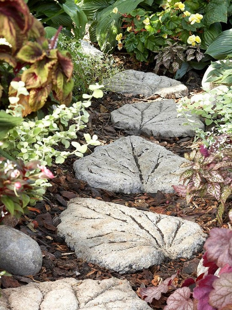 Best ideas about DIY Garden Stepping Stones
. Save or Pin DIY Leaf Shaped Stepping Stones Now.