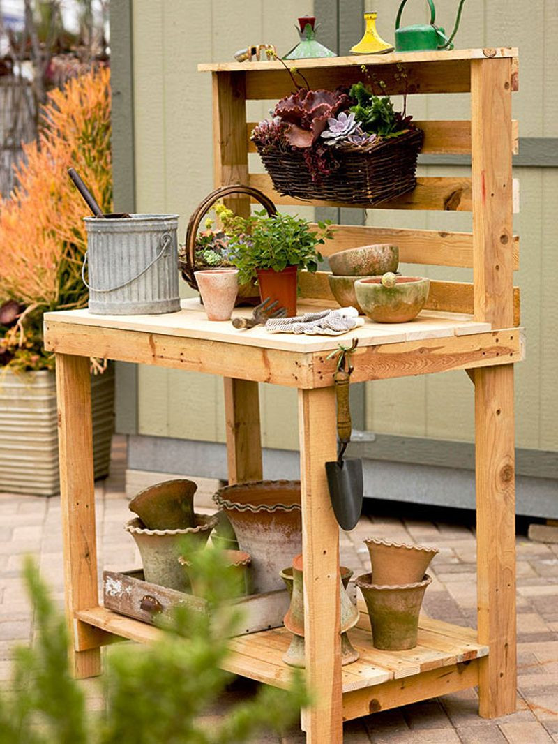 Best ideas about DIY Gardening Bench
. Save or Pin How to Make Potting Bench DIY & Crafts Handimania Now.