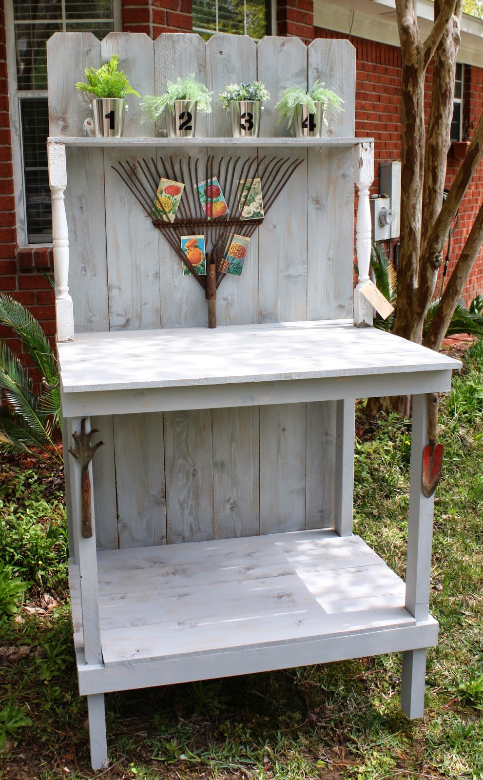 Best ideas about DIY Gardening Bench
. Save or Pin Coastal Charm DIY Potting Bench Now.