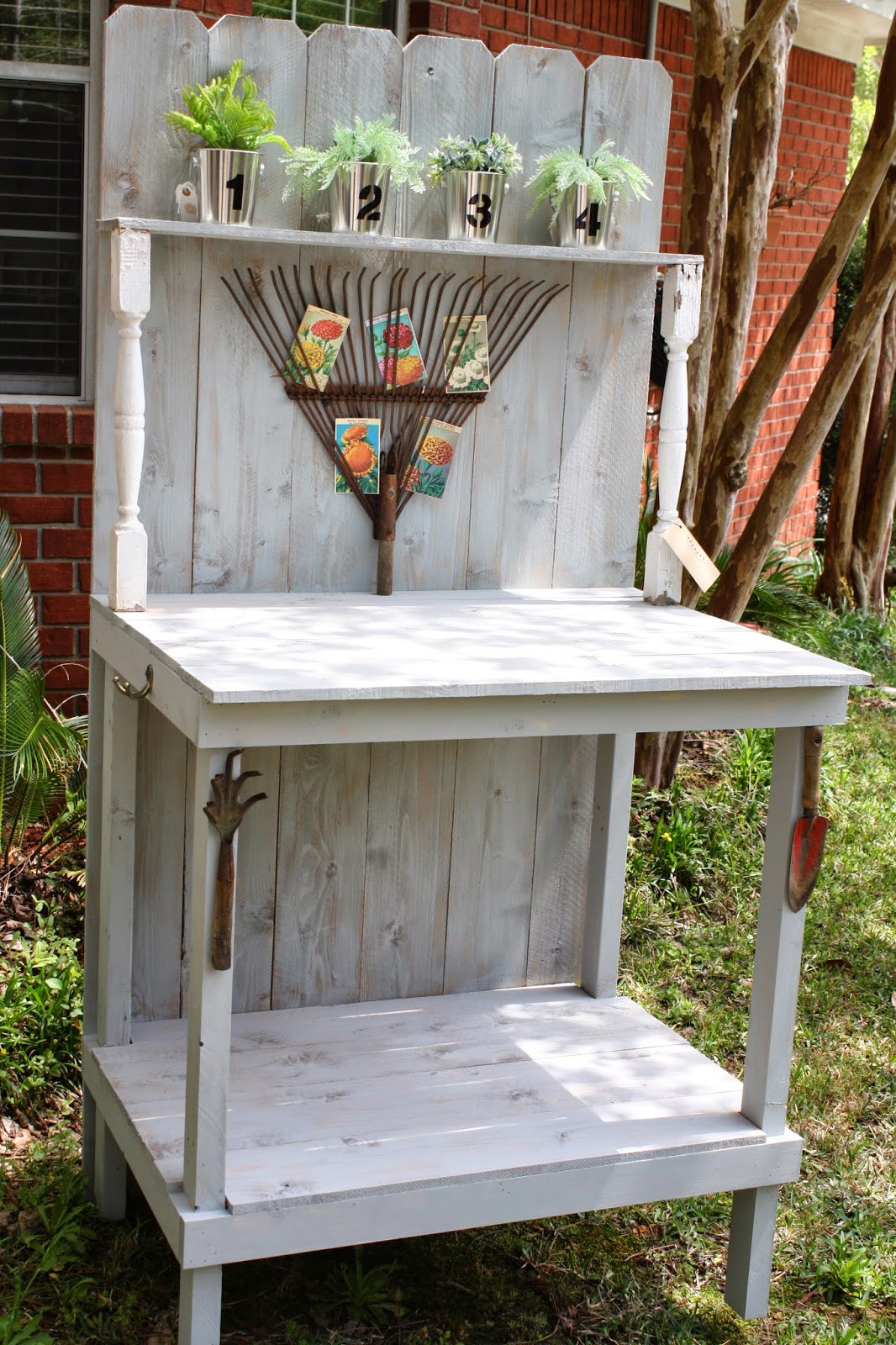 Best ideas about DIY Gardening Bench
. Save or Pin Coastal Charm DIY Potting Bench Now.