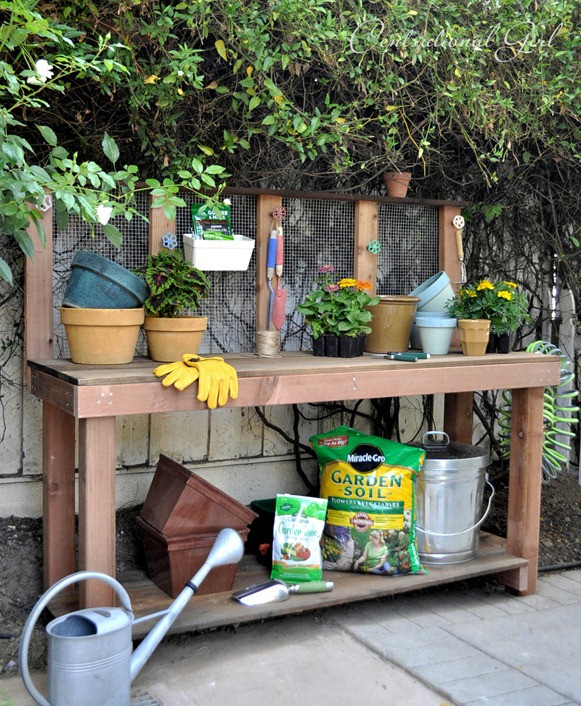 Best ideas about DIY Gardening Bench
. Save or Pin DIY Potting Bench Now.