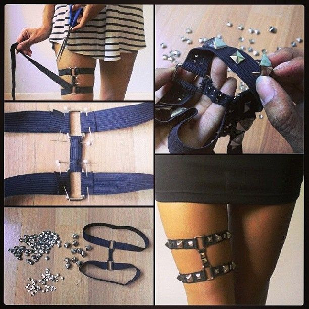 Best ideas about DIY Garter Belt
. Save or Pin LuluTrésors DIY Studded garter tutorial I ll skip the Now.