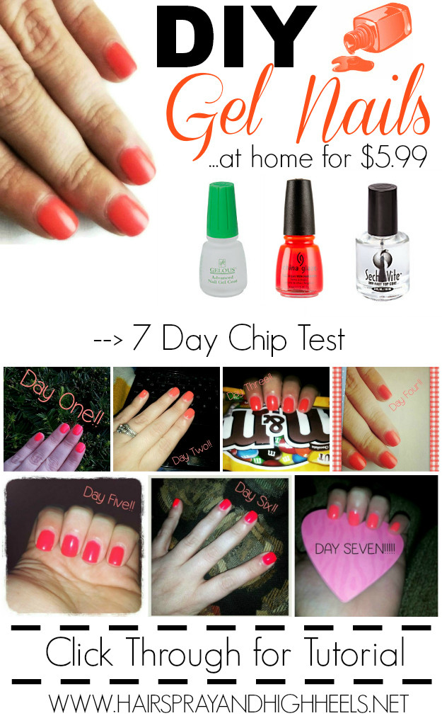 Best ideas about DIY Gel Manicure
. Save or Pin DIY Gel Nails Hairspray and Highheels Now.