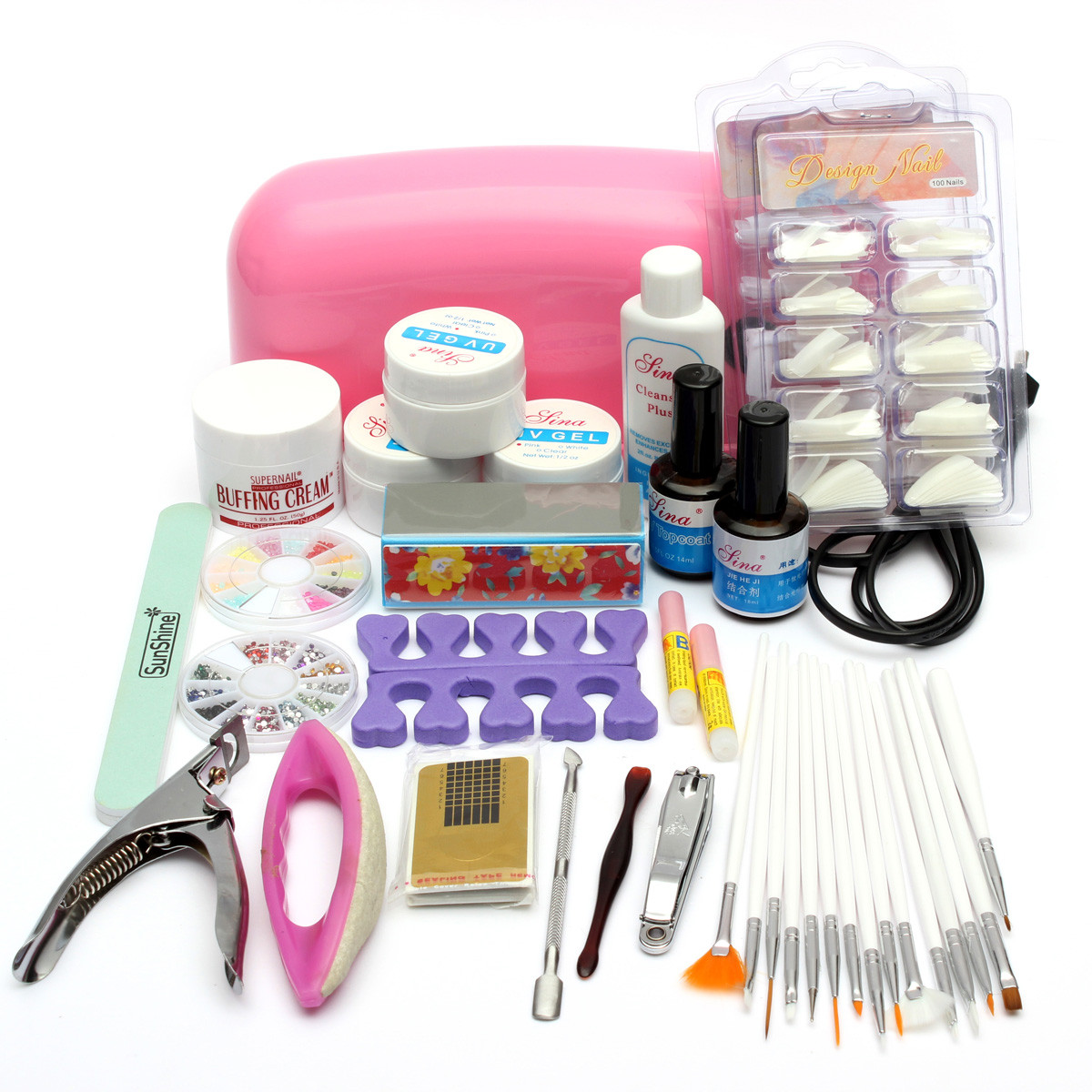 Best ideas about DIY Gel Nail Kit
. Save or Pin Acrylic Powder Nail Art Kit UV Gel UV lamp Manicure DIY Now.