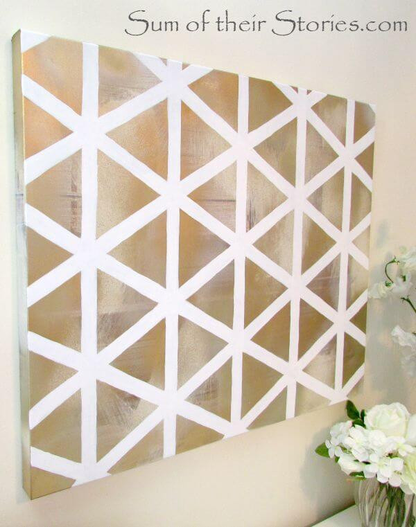 Best ideas about DIY Geometric Wall Art
. Save or Pin 36 Best DIY Wall Art Ideas Designs and Decorations for 2019 Now.