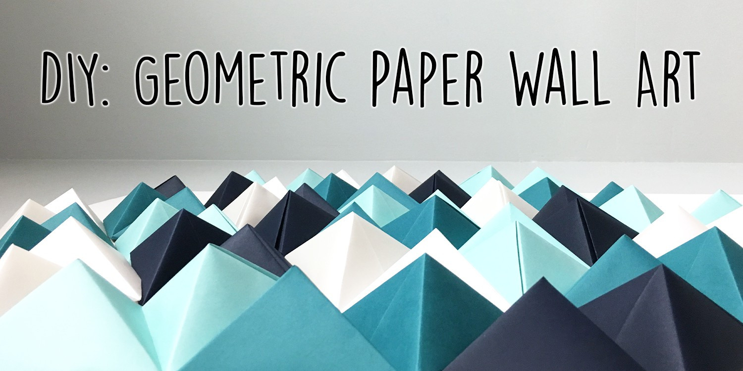 Best ideas about DIY Geometric Wall Art
. Save or Pin DIY Geometric Paper Wall Art JAM Blog Now.