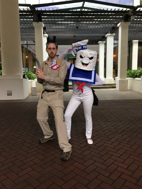 Best ideas about DIY Ghostbuster Costume
. Save or Pin DIY Ghostbusters & Stay Puft Marshmallow Man Costume – Ms Now.