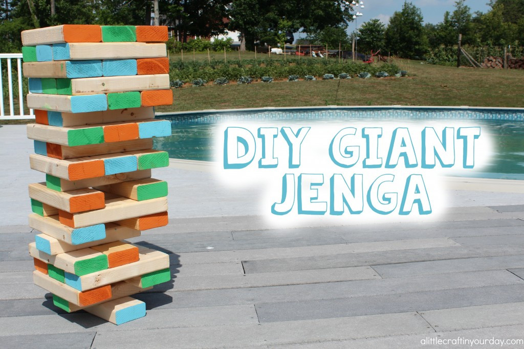 Best ideas about DIY Giant Jenga
. Save or Pin Diy Giant Jenga A Little Craft In Your Day Now.