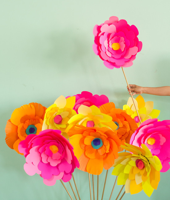 Best ideas about DIY Giant Paper Flowers
. Save or Pin 50 BEST PAPER FLOWER TUTORIALS Now.