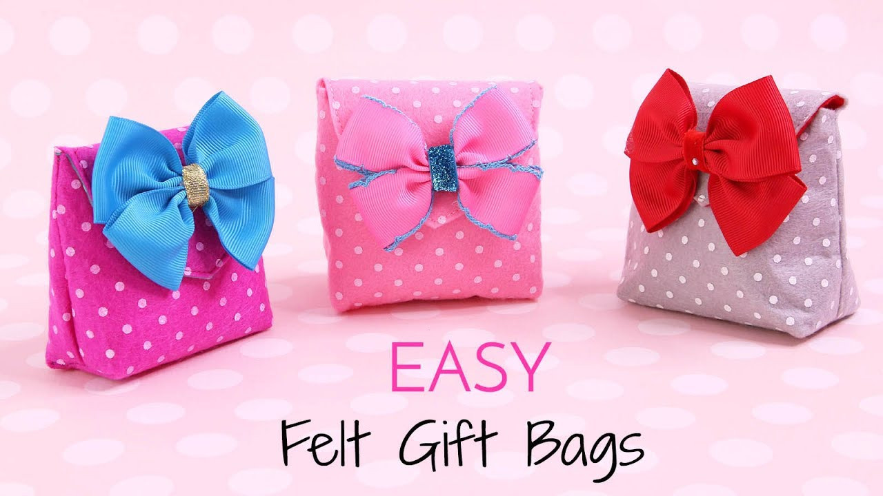 Best ideas about DIY Gift Bags
. Save or Pin How to Make a Gift Bag DIY Small Gift Bags Felt Crafts Now.