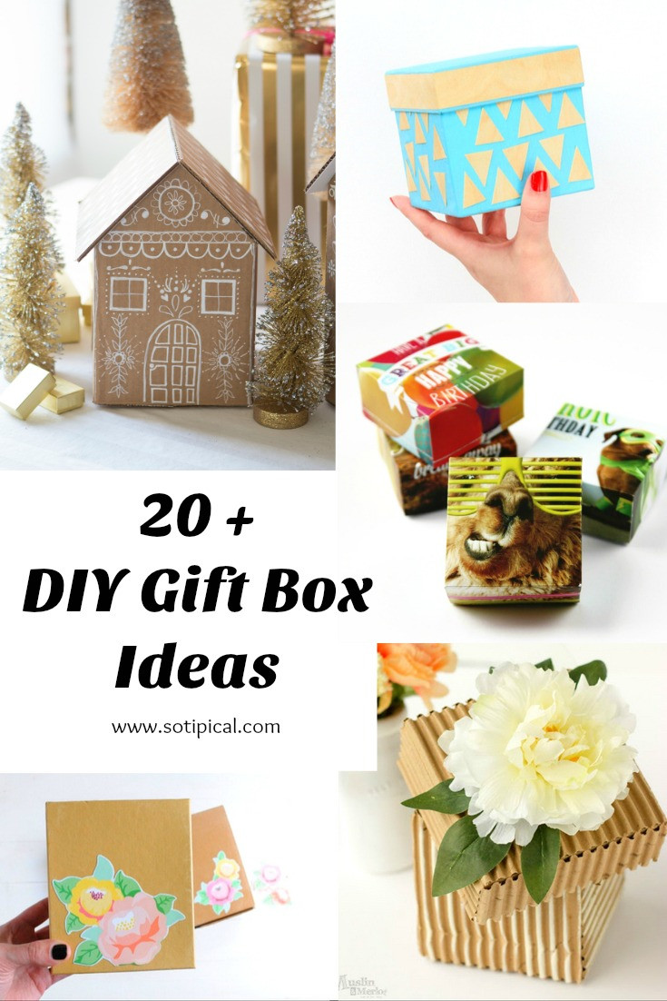Best ideas about Diy Gift Box Ideas
. Save or Pin DIY Gift Box Ideas So TIPical Me Now.