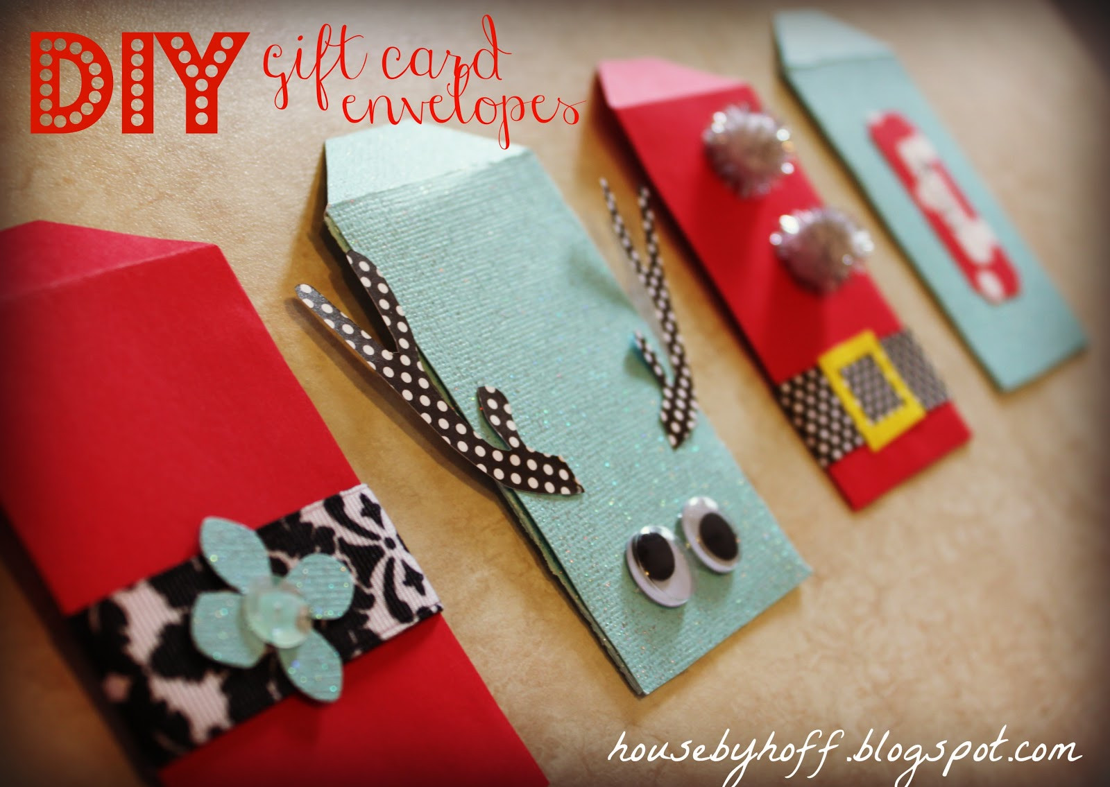 Best ideas about DIY Gift Card
. Save or Pin DIY Gift Card Envelopes House by Hoff Now.