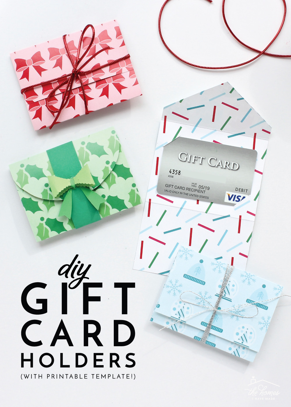 Best ideas about DIY Gift Certificate
. Save or Pin DIY Gift Card Holders with Printable Template Now.