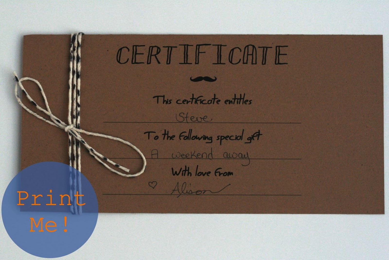 Best ideas about DIY Gift Certificate
. Save or Pin The Petit Cadeau July 2012 Now.