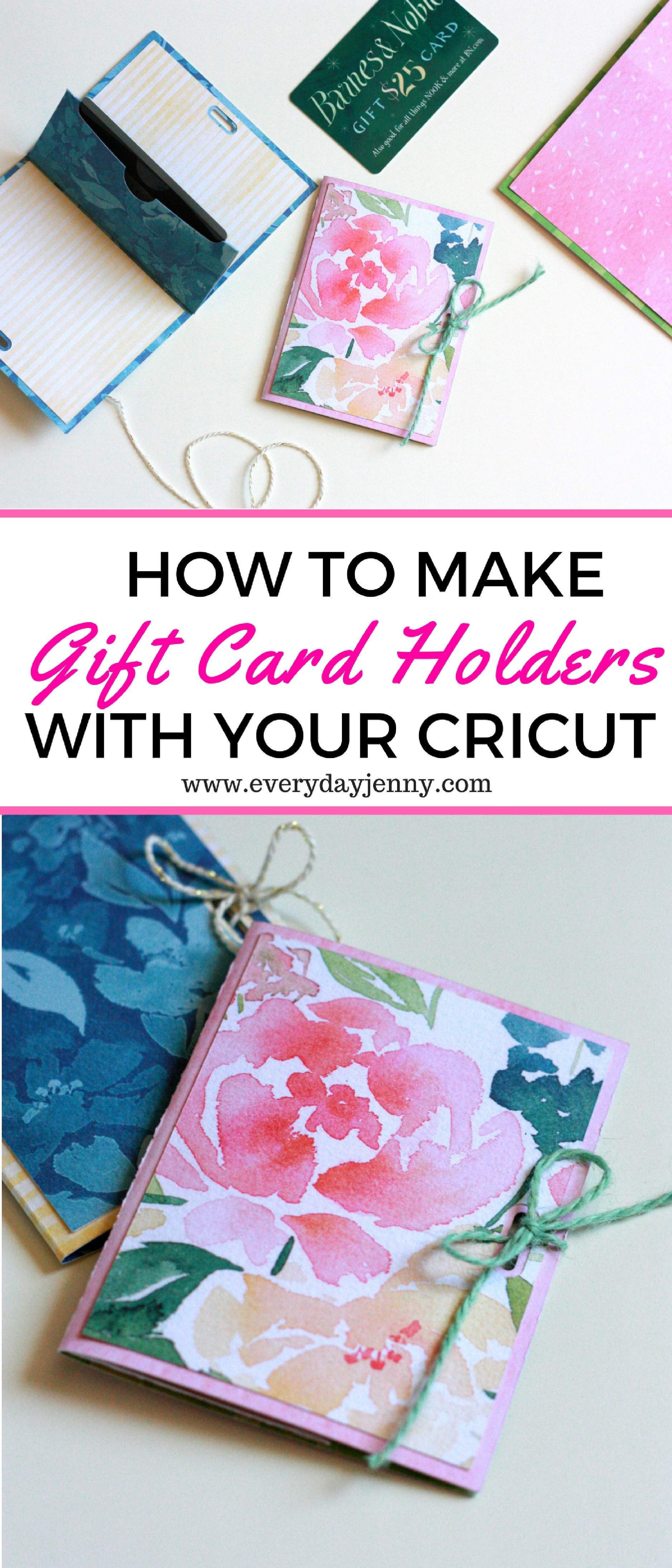Best ideas about DIY Gift Certificates
. Save or Pin DIY GIFT CARD HOLDER WITH CRICUT EXPLORE AIR 2 Now.