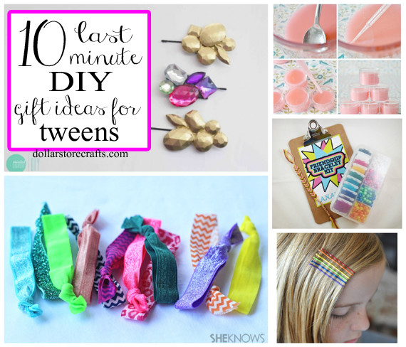 Best ideas about DIY Gift For Girls
. Save or Pin 10 Last Minute DIY Gift Ideas for Tween Girls Dollar Now.