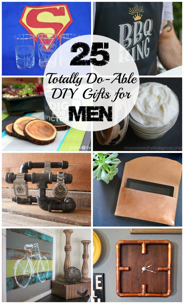 Best ideas about DIY Gift Ideas For Men
. Save or Pin 25 DIY Gifts for Men Love Create Celebrate Now.